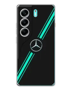 Чохол для TECNO Camon 40 з картинкою «Спортивні лінії Mercedes»