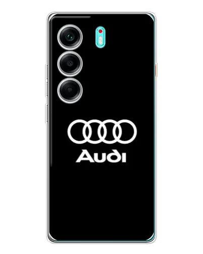 Чехол для TECNO Camon 40 с картинкой «Классическое лого Audi» Чехол для TECNO Camon 40 с картинкой «Классическое лого Audi»