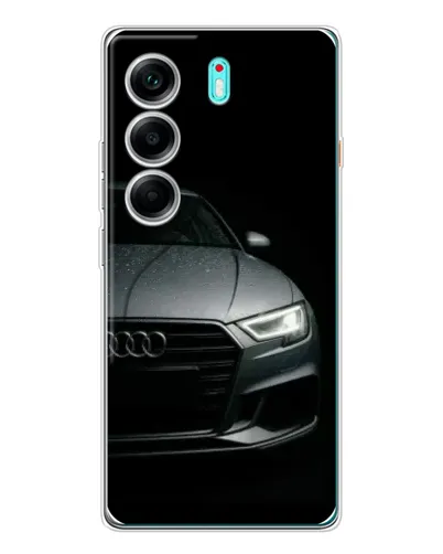 Чехол для TECNO Camon 40 с картинкой «Audi — детализация кузова» Чехол для TECNO Camon 40 с картинкой «Audi — детализация кузова»