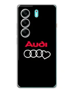 Чохол для TECNO Camon 40 з картинкою «Логотип Audi Heart»