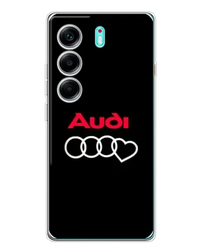Чехол для TECNO Camon 40 с картинкой «Логотип Audi Heart» Чехол для TECNO Camon 40 с картинкой «Логотип Audi Heart»