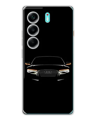 Чехол для TECNO Camon 40 с картинкой «Audi — ночной контур» Чехол для TECNO Camon 40 с картинкой «Audi — ночной контур»