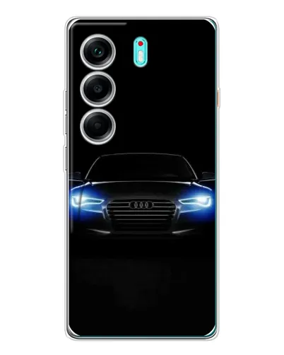 Чехол для TECNO Camon 40 с картинкой «Audi в неоне» Чехол для TECNO Camon 40 с картинкой «Audi в неоне»