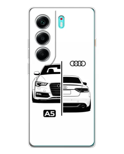 Чехол для TECNO Camon 40 с картинкой «Audi — контрастный дизайн» Чехол для TECNO Camon 40 с картинкой «Audi — контрастный дизайн»