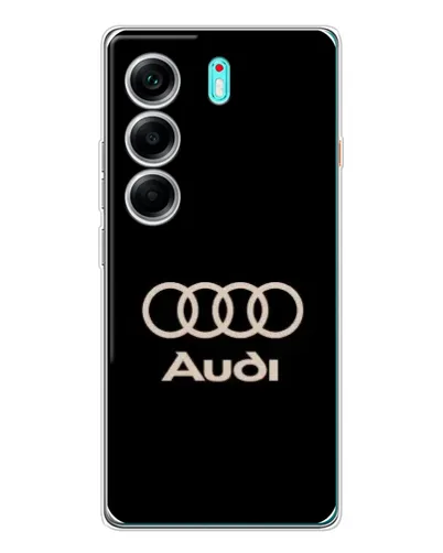 Чехол для TECNO Camon 40 с картинкой «Audi — золотой логотип» Чехол для TECNO Camon 40 с картинкой «Audi — золотой логотип»