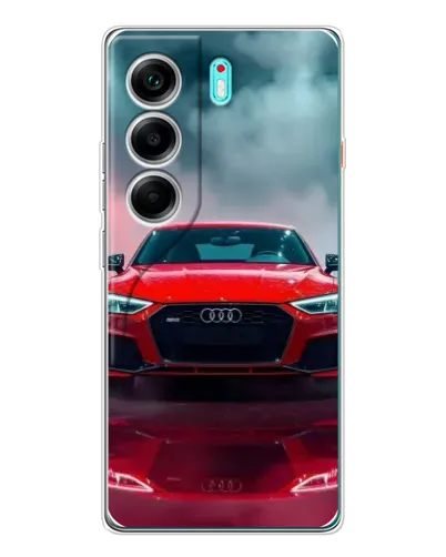 Чехол для TECNO Camon 40 с картинкой «Audi RS — красный стиль» Чехол для TECNO Camon 40 с картинкой «Audi RS — красный стиль»