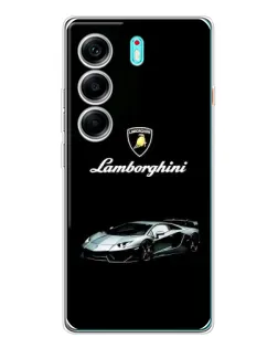 Чохол для TECNO Camon 40 з картинкою «Логотип Lamborghini класика»