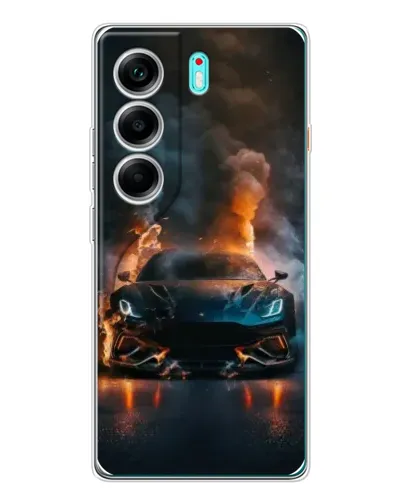 Чохол для TECNO Camon 40 з картинкою «Lamborghini димна естетика» Чохол для TECNO Camon 40 з картинкою «Lamborghini димна естетика»
