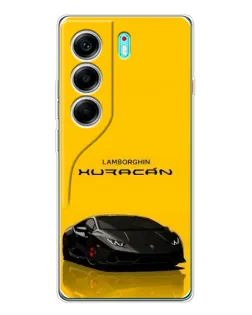 Чохол для TECNO Camon 40 з картинкою «Lamborghini Huracan чорний»