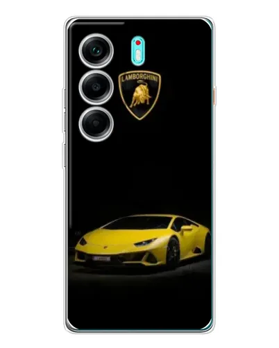 Чохол для TECNO Camon 40 з картинкою «Lamborghini жовтий акцент» Чохол для TECNO Camon 40 з картинкою «Lamborghini жовтий акцент»