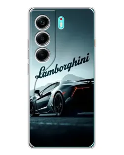 Чохол для TECNO Camon 40 з картинкою «Класичний Lamborghini надпис»