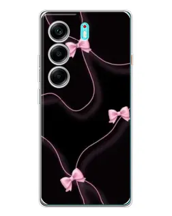 Чохол для TECNO Camon 40 з картинкою «Рожеві стрічки»