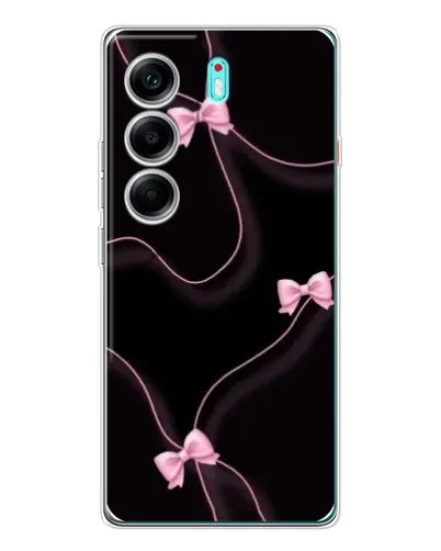 Чохол для TECNO Camon 40 з картинкою «Рожеві стрічки» Чохол для TECNO Camon 40 з картинкою «Рожеві стрічки»