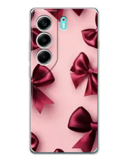 Чохол для TECNO Camon 40 з картинкою «Бордовий атлас»