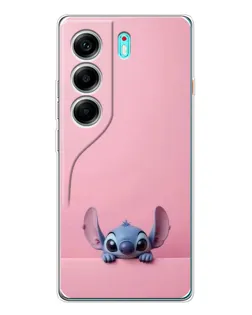 Чохол для TECNO Camon 40 з картинкою «Stitch визирає»