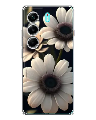 Чохол для TECNO Camon 40 з картинкою «Білі маргаритки макро» Чохол для TECNO Camon 40 з картинкою «Білі маргаритки макро»