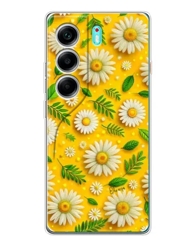 Чохол для TECNO Camon 40 з картинкою «Ромашкове сонце» Чохол для TECNO Camon 40 з картинкою «Ромашкове сонце»