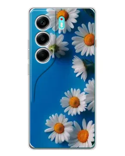 Чохол для TECNO Camon 40 з картинкою «Білосніжні маргаритки»