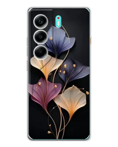 Чохол для TECNO Camon 40 з картинкою «Лілові квіти грації» Чохол для TECNO Camon 40 з картинкою «Лілові квіти грації»