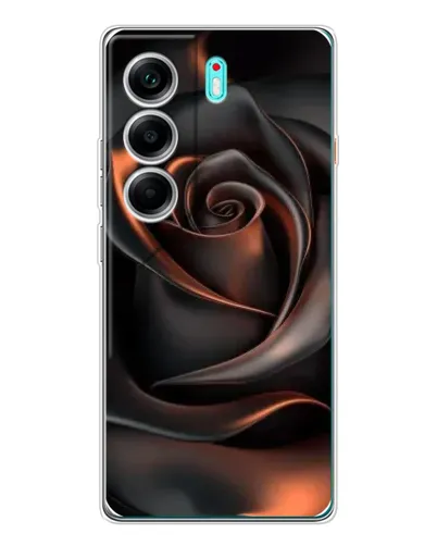 Чохол для TECNO Camon 40 з картинкою «Шовкова чорна троянда» Чохол для TECNO Camon 40 з картинкою «Шовкова чорна троянда»