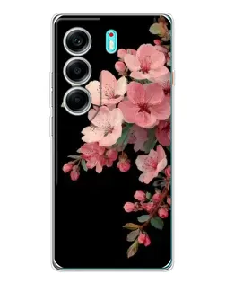 Чохол для TECNO Camon 40 з картинкою «Рожева гілка сакури»