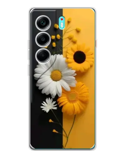 Чохол для TECNO Camon 40 з картинкою «Соняшник та ромашка» Чохол для TECNO Camon 40 з картинкою «Соняшник та ромашка»