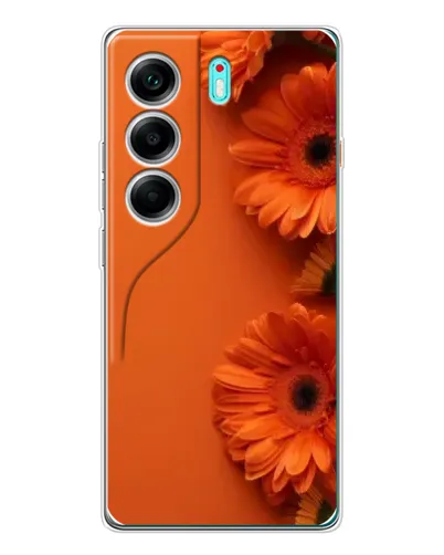 Чохол для TECNO Camon 40 з картинкою «Помаранчеві гербери» Чохол для TECNO Camon 40 з картинкою «Помаранчеві гербери»