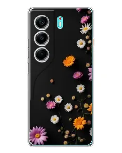 Чехол для TECNO Camon 40 с картинкой «Цветочная композиция»