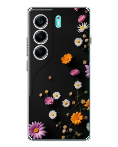 Чехол для TECNO Camon 40 с картинкой «Цветочная композиция»