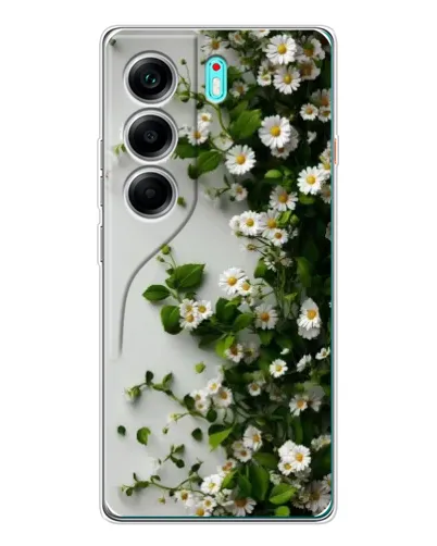 Чохол для TECNO Camon 40 з картинкою «Гілка дрібних білих квітів» Чохол для TECNO Camon 40 з картинкою «Гілка дрібних білих квітів»