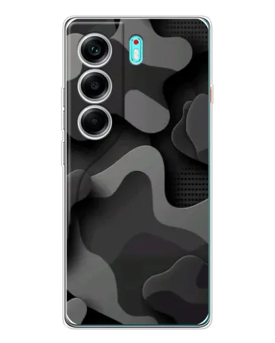 Чохол для TECNO Camon 40 з картинкою «Темний абстрактний камуфляж» Чохол для TECNO Camon 40 з картинкою «Темний абстрактний камуфляж»