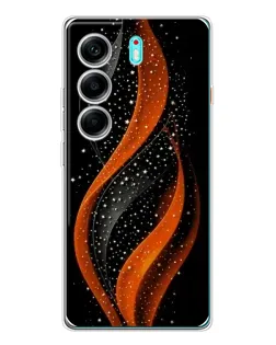Чохол для TECNO Camon 40 з картинкою «Вогняна зоряна хвиля»
