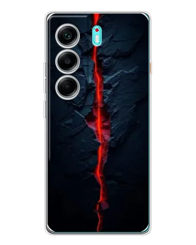 Чохол для TECNO Camon 40 з картинкою «Червона лавова тріщина» Чохол для TECNO Camon 40 з картинкою «Червона лавова тріщина»