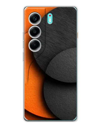 Чохол для TECNO Camon 40 з картинкою «Геометрія помаранчевих кіл» Чохол для TECNO Camon 40 з картинкою «Геометрія помаранчевих кіл»