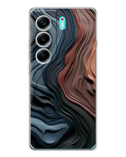 Чохол для TECNO Camon 40 з картинкою «Кольорові хвилі каньйону» Чохол для TECNO Camon 40 з картинкою «Кольорові хвилі каньйону»