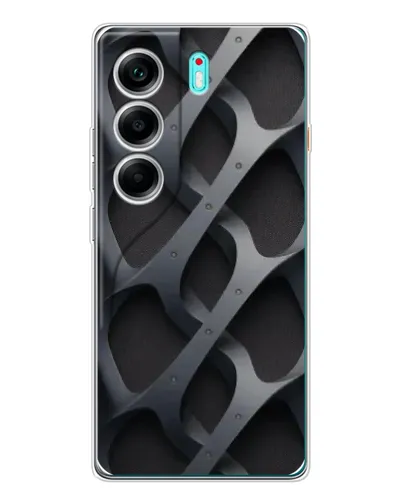 Чохол для TECNO Camon 40 з картинкою «Об'ємне сіре плетіння» Чохол для TECNO Camon 40 з картинкою «Об'ємне сіре плетіння»
