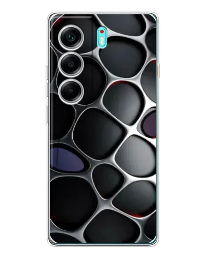 Чохол для TECNO Camon 40 з картинкою «Об'ємна темна решітка» Чохол для TECNO Camon 40 з картинкою «Об'ємна темна решітка»