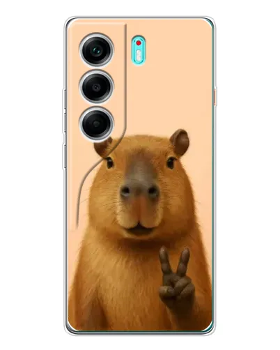 Чохол для TECNO Camon 40 з картинкою «Капібара вікторія» Чохол для TECNO Camon 40 з картинкою «Капібара вікторія»