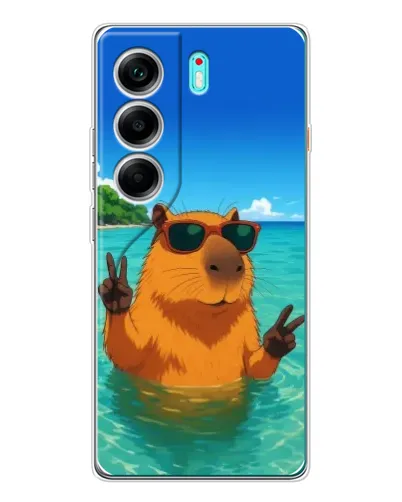 Чохол для TECNO Camon 40 з картинкою «Морська капібара» Чохол для TECNO Camon 40 з картинкою «Морська капібара»