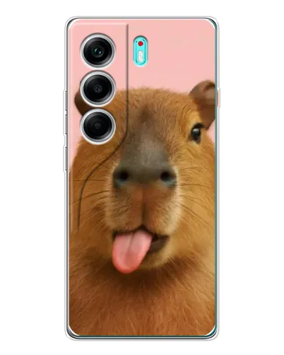Чохол для TECNO Camon 40 з картинкою «Капібара з язиком» Чохол для TECNO Camon 40 з картинкою «Капібара з язиком»