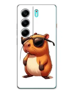 Чохол для TECNO Camon 40 з картинкою «Капібара в окулярах»