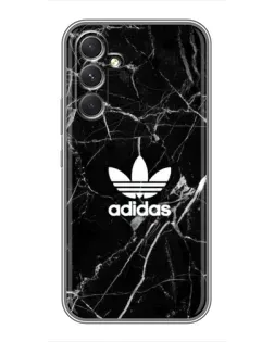 Чехол для TECNO Camon 50 Pro с картинкой «Белый мрамор Adidas»