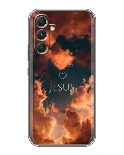 Чехол для TECNO Camon 50 Pro с картинкой «Сияние Имени Jesus»