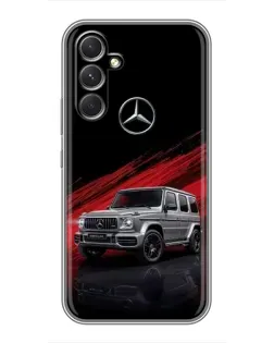 Чехол для TECNO Camon 50 Pro с картинкой «Mercedes G-Class красный»