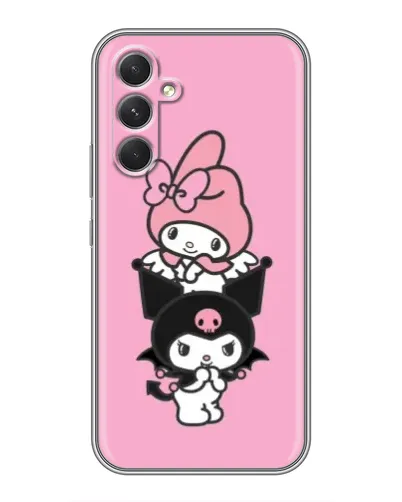 Чехол для TECNO Camon 50 с картинкой «My Melody и Kuromi» Чехол для TECNO Camon 50 с картинкой «My Melody и Kuromi»