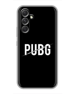 Чехол для TECNO Camon 50 с картинкой «PUBG — белый логотип»