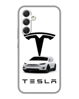 Чехол для TECNO Camon 50 с картинкой «Tesla White Style»