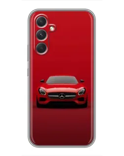 Чехол для TECNO Camon 50 с картинкой «Красный Mercedes AMG»