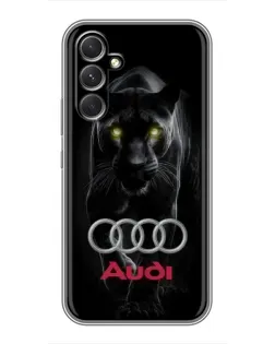 Чехол для TECNO Camon 50 с картинкой «Пантера и Audi»