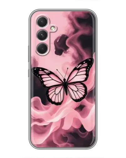 Чехол для TECNO Camon 50 с картинкой «Бабочка в дыму» Чехол для TECNO Camon 50 с картинкой «Бабочка в дыму»